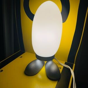 1990s IKEA Tatsuo Egg Glass footed pop art lamp